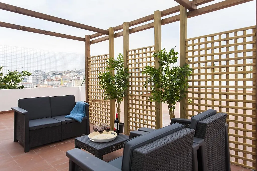 דירה ליסבון Joivy Superb 1-Bed Apt With Workspace And Terrace, Close To Avenida Da Liberdade פורטוגל
